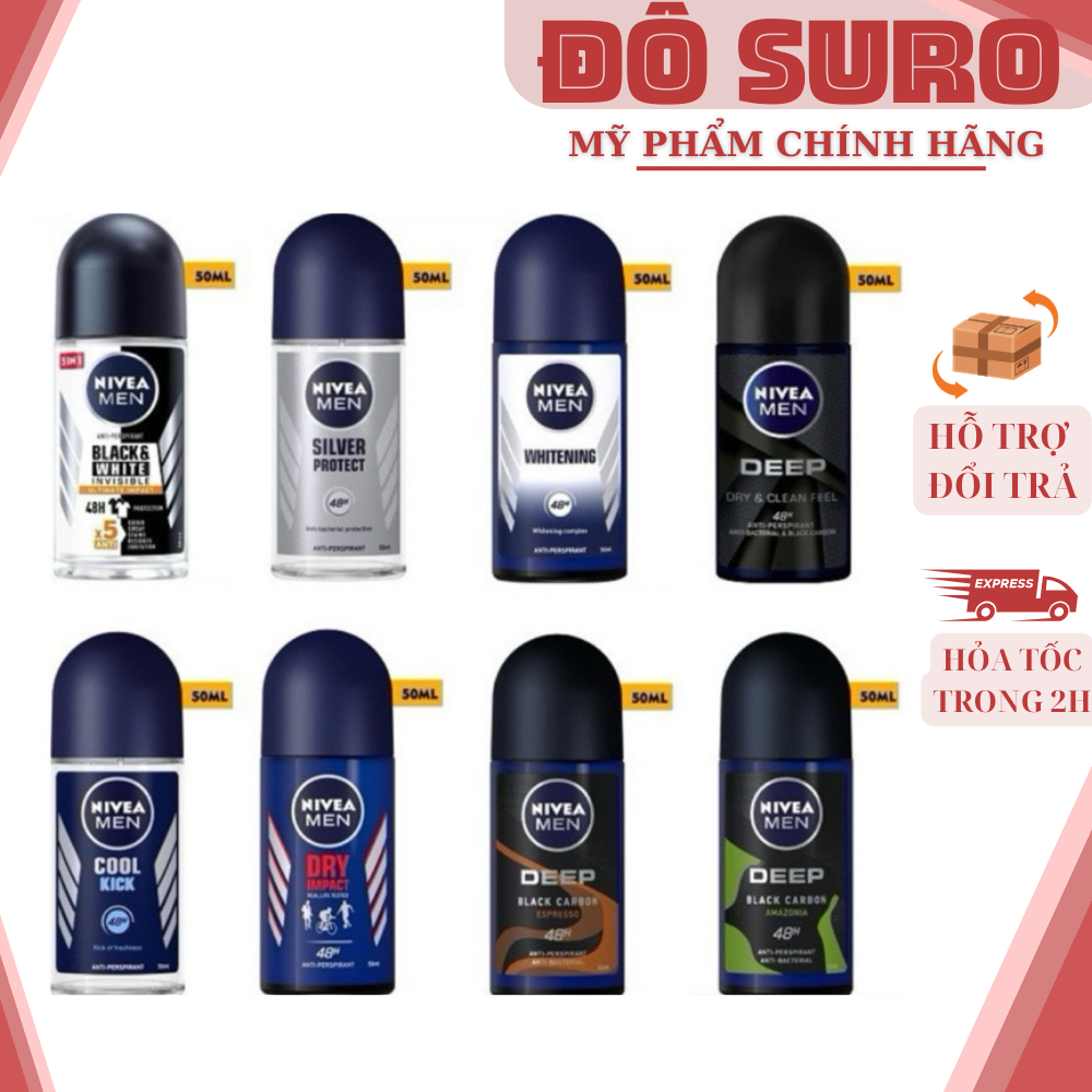 Lăn ngăn mùi NIVEA MEN dành cho Nam ( 50ml )