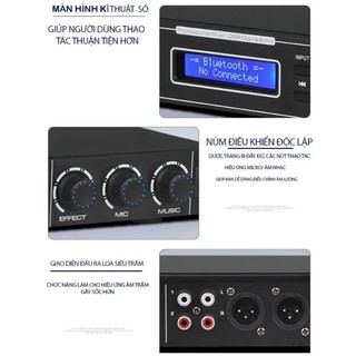 Vang Cơ JBprosound UR60, Có Echo Reveb , 48 Bit DSP Có Bluetooth, Cổng Quang Usb Aux Chống Hú Đỉnh, Nghe Nhạc Hay