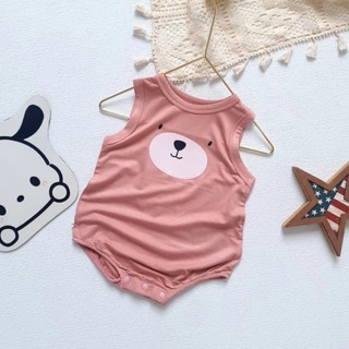 Body hè 3 lỗ BUNNY chất cotton lụa siêu mềm mát mịn cho bé 4-10kg-Form rộng
