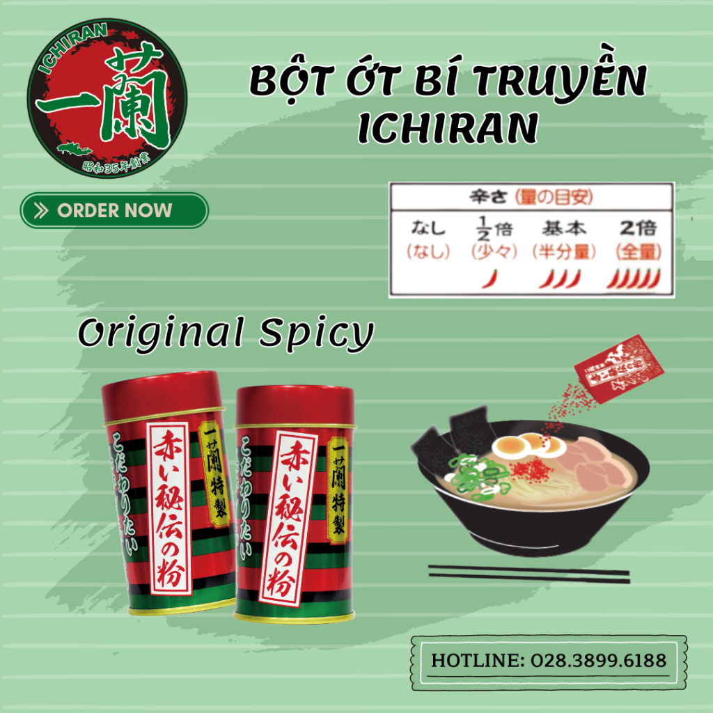 BỘT ỚT BÍ TRUYỀN ICHIRAN – ORIGINAL SPISY RED SEASONING | Shopee Việt Nam