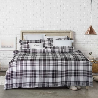 Bộ Drap ga CHUN MỎNG/CHẦN EVERON EPC 22042 màu KẺ vải 100% cotton