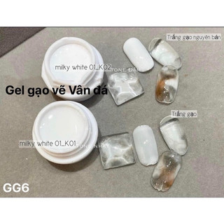 Gel tán vân đá , làm ombre màu gạo
