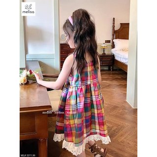 Đầm phối ren tiểu thơ thật sự Chất thô cotton mềm mát lắm ạ