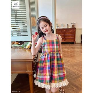 Đầm phối ren tiểu thơ thật sự Chất thô cotton mềm mát lắm ạ
