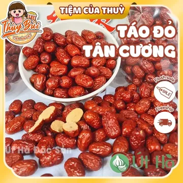 500G Táo Đỏ Tân Cương Size Đại, Táo Đỏ Sấy Loại 1 , Táo Đỏ Kỉ Tử Hỗ Trợ Ăn Kiêng