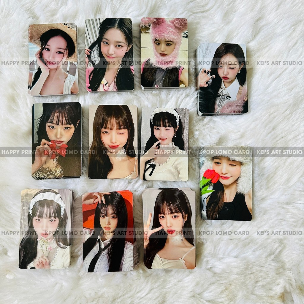 [CARD LOMO MUA 3 TẶNG 1] WONYOUNG - WY tulip, pob, tiểu thư, vương miệng, card lomo unoff wonyoung, wony, wy