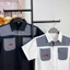 Áo Sơ Mi Nam phối vải, ngắn Tay, Vải cotton, co dãn nhẹ, độ dày vừa phải Menswear Top