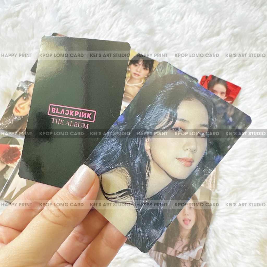 [CARD LOMO MUA 3 TẶNG 1] JISOO Blackpink: Soo kitty, Soo bông, Soo gương, Soo mũ xanh, Soo lè, Soo nơ, Soo má tim