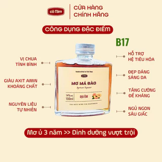 Mơ Má Đào Cô Tâm (100ml) - Sản phẩm thủ công từ làng cổ Bách Cốc