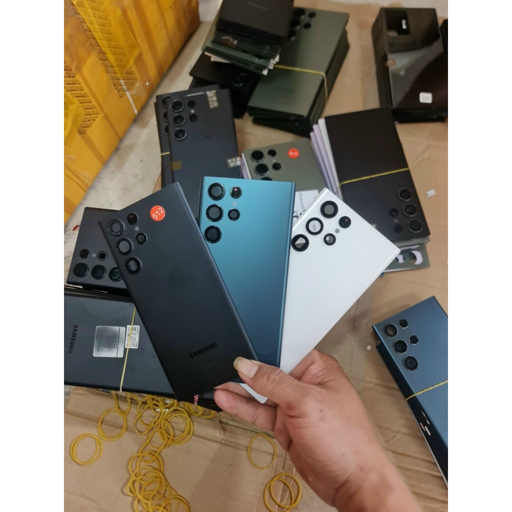 Nắp Lưng Samsung S23 Ultra - Hàng Chuẩn Bóc Máy Đẹp ( Tặng Kèm Tape Keo Zin Khi Mua )
