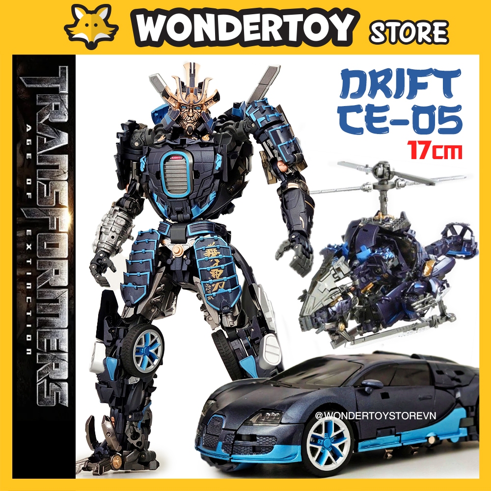 Mô hình Cyber Era Drift Haiku CE05 (G01 KO) Transformers AOE Robot