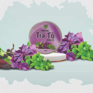 Mặt Nạ Tía Tô Hữu Cơ Mẹ Ken 100 Gram