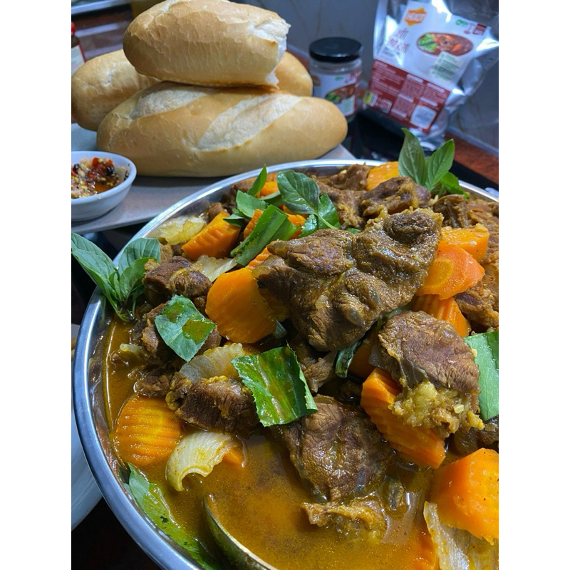 Sốt Gia Vị Bò Kho (Bò Xốt Vang) HiXOT hũ 220Gram, gia vị nấu bò kho, bò sốt vang, NẤU CHAY MẶN