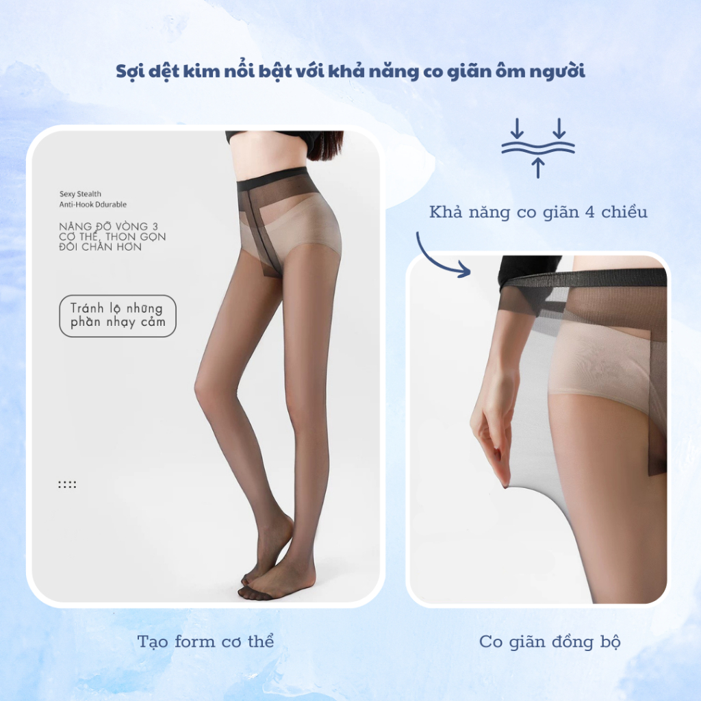 Quần tất tàng hình Hàn quốc , quần tất trong suốt mỏng dai che khuyết điểm chân - Ekiu Shop