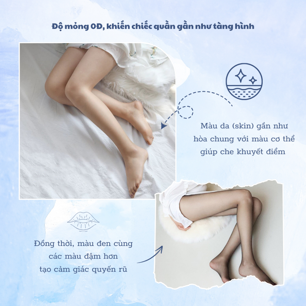 Quần tất tàng hình Hàn quốc , quần tất trong suốt mỏng dai che khuyết điểm chân - Ekiu Shop