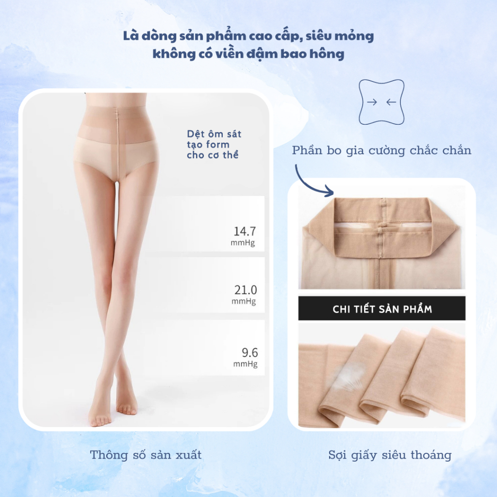 Quần tất tàng hình Hàn quốc , quần tất trong suốt mỏng dai che khuyết điểm chân - Ekiu Shop