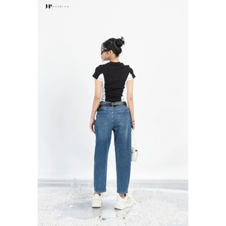 Quần Jean Nữ JP FASHION Kiểu Dáng Baggy, Quần Jean Rách Lưng Cao Vải Mềm Co Dãn Cân Mọi Vóc Dáng 11109723