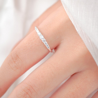 Nhẫn bạc nữ LAMY Stone Curve Ring Silver 8336