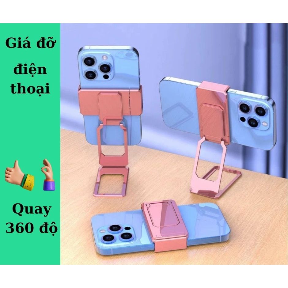 Giá đỡ điện thoại bằng thép không gỉ, nhỏ gọn