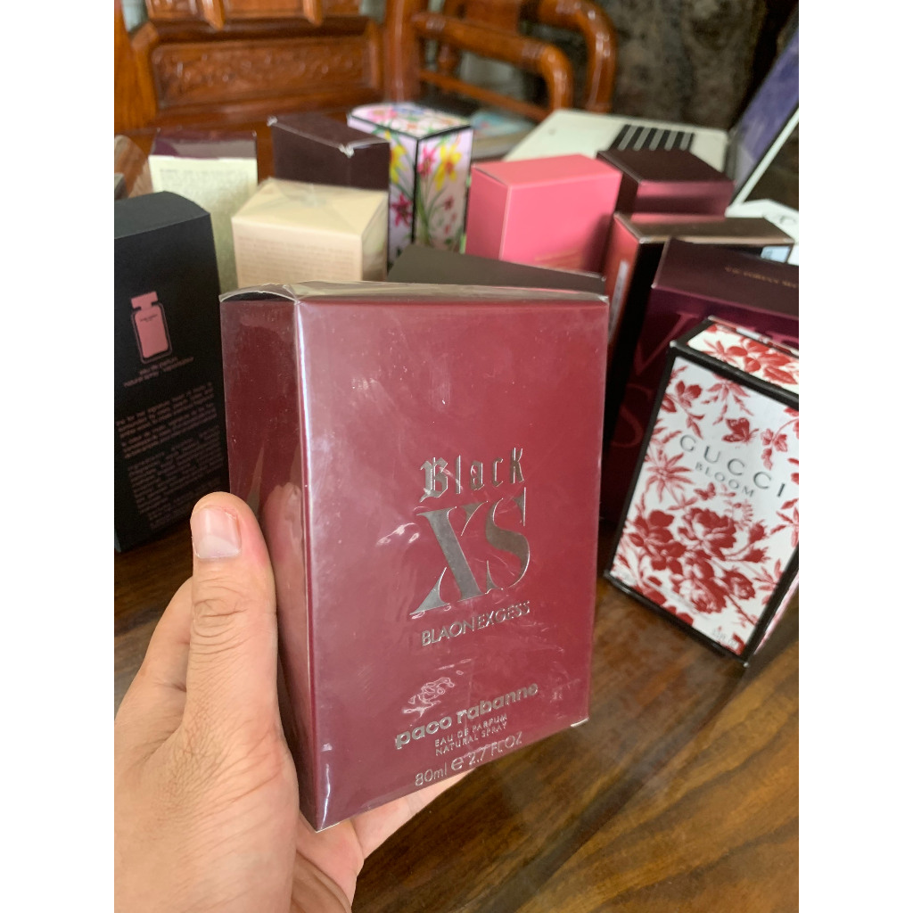 NƯỚC HOA NỮ BLACK XS FOR HER EDP 80ML. Chai chiết Phong cách Ngọt ngào, Quyến rũ, Nữ tính. Lưu hương 8h, Giá Dùng Thử