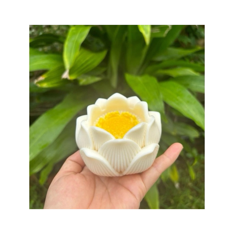 Khuôn silicon hoa sen mẫu mới làm nến