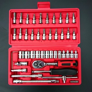 BỘ DỤNG CỤ MỞ BU LÔNG ỐC VÍT ĐA NĂNG 46 CHI TIẾT (HÀNG NHẬP KHẨU GIÁ TỐT)