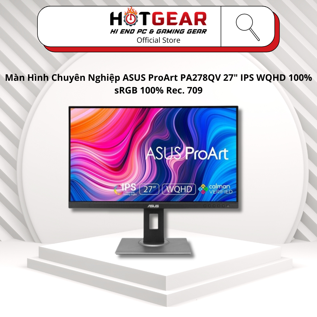 Màn Hình Chuyên Nghiệp Asus Proart Pa278qv 27 Ips Wqhd 100 Srgb 100 Rec 709 Shopee Việt Nam 1770