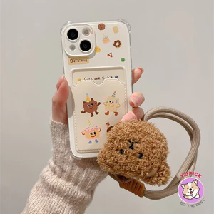 Có Thể Giữ Hình Ảnh Graffiti Gấu Dây Đeo Tay Cho iPhone15 15promax 14plus xr xsmax 7plus ốp đựng thẻ xx1064 ốp ct