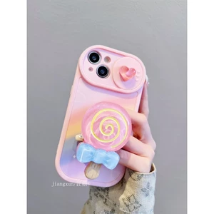 Ốp lưng iphone nắp trượt kèm pop kẹo ngọt ngào iphone 6 7 8 plus x xr xsmax 11 12 13 14 15 promax xx060 sc ( sc013a )