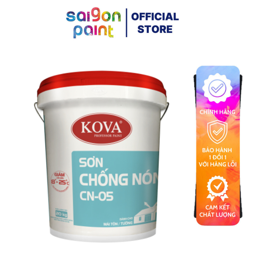 Sơn Chống Nóng Cao Cấp Cn-05 Kova Chuyên Dụng Cho Mái Tôn Và Tường Đứng ...