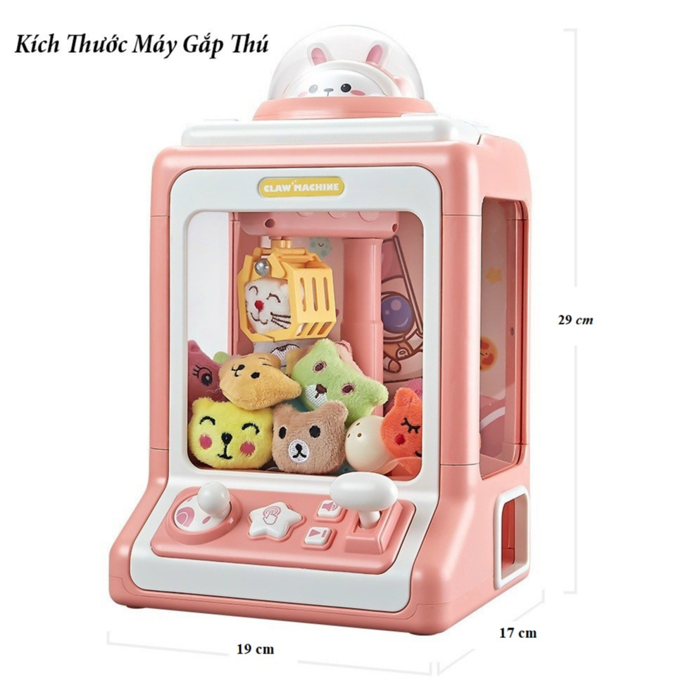 Máy Gắp Thú Mini Gắp Thú Bông Máy Gắp Thú Bông Mini Đồ Chơi Máy Gắp Thú Bông Máy Gắp Gấu - Đồ Chơi Cho Bé PUKAPI