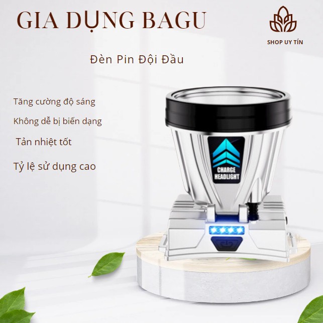 Đèn PIN Đội Đầu LAMP Siêu Sáng Chiếu Sáng Chuyên Dụng Cho Chạy Bộ / Cắm Trại/ SOI ĐÊM,  Đèn Chiếu Sáng Sạc UBS/TYPE-C