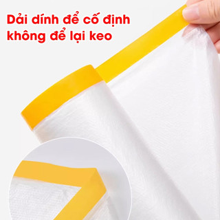 Màng bọc nilon ECO che bụi nội thất đa năng, ngăn bụi, bảo vệ nội thất, che sơn, bọc hàng nhiều size
