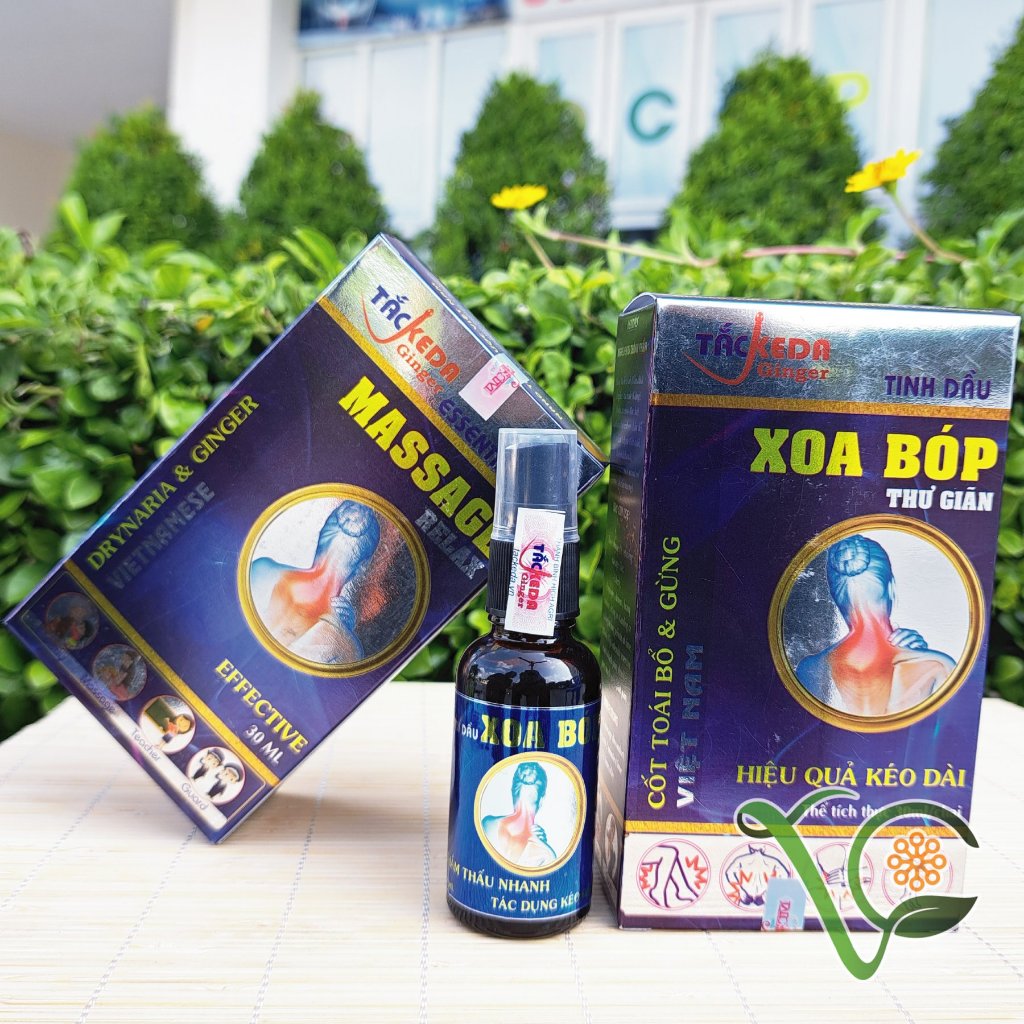 Tinh dầu nano thảo dược Xoa bóp Tắckeda (30ml)