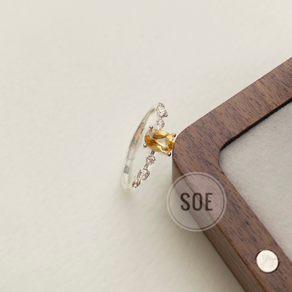 Women's Gold-Plated Engagement Ring by SOE Jewelry