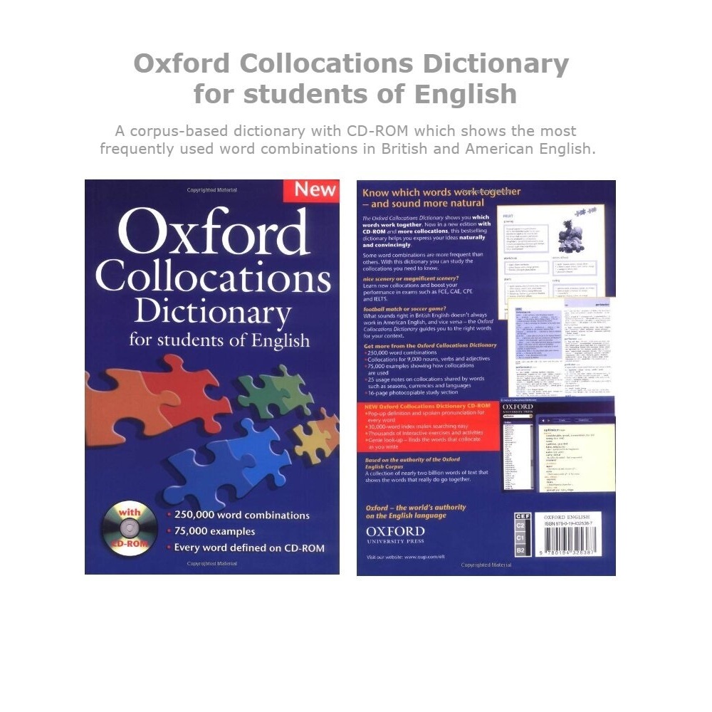 Sách Từ điển Oxford Collocations Dictionary For Students of English