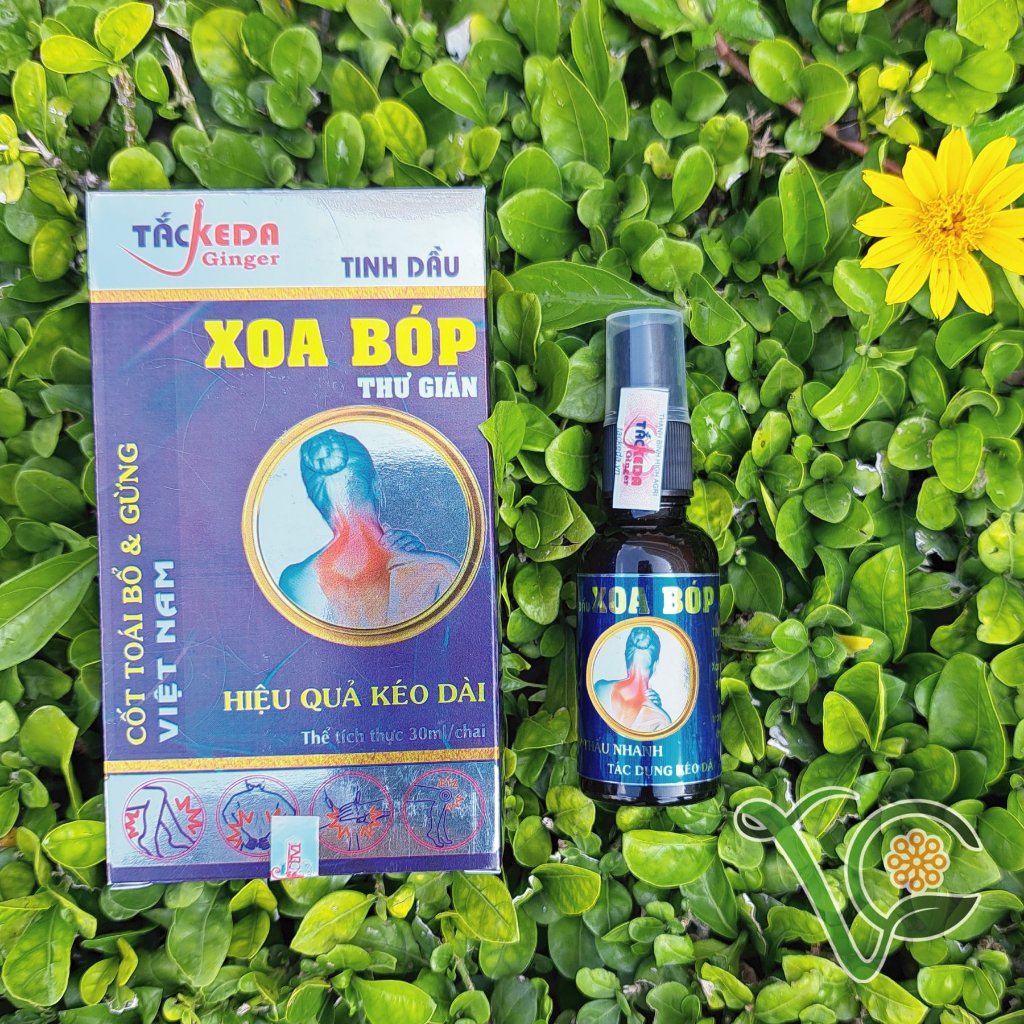 Tinh dầu nano thảo dược Xoa bóp Tắckeda (30ml)