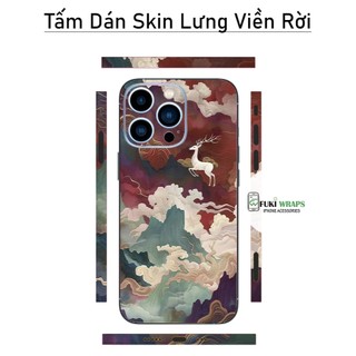 Tấm dán Skin Mặt Sau Mẫu Phong Cảnh MS03 FULL VIỀN 15promax , 14promax , 13promax , 12promax , 11promax  - FukiShop