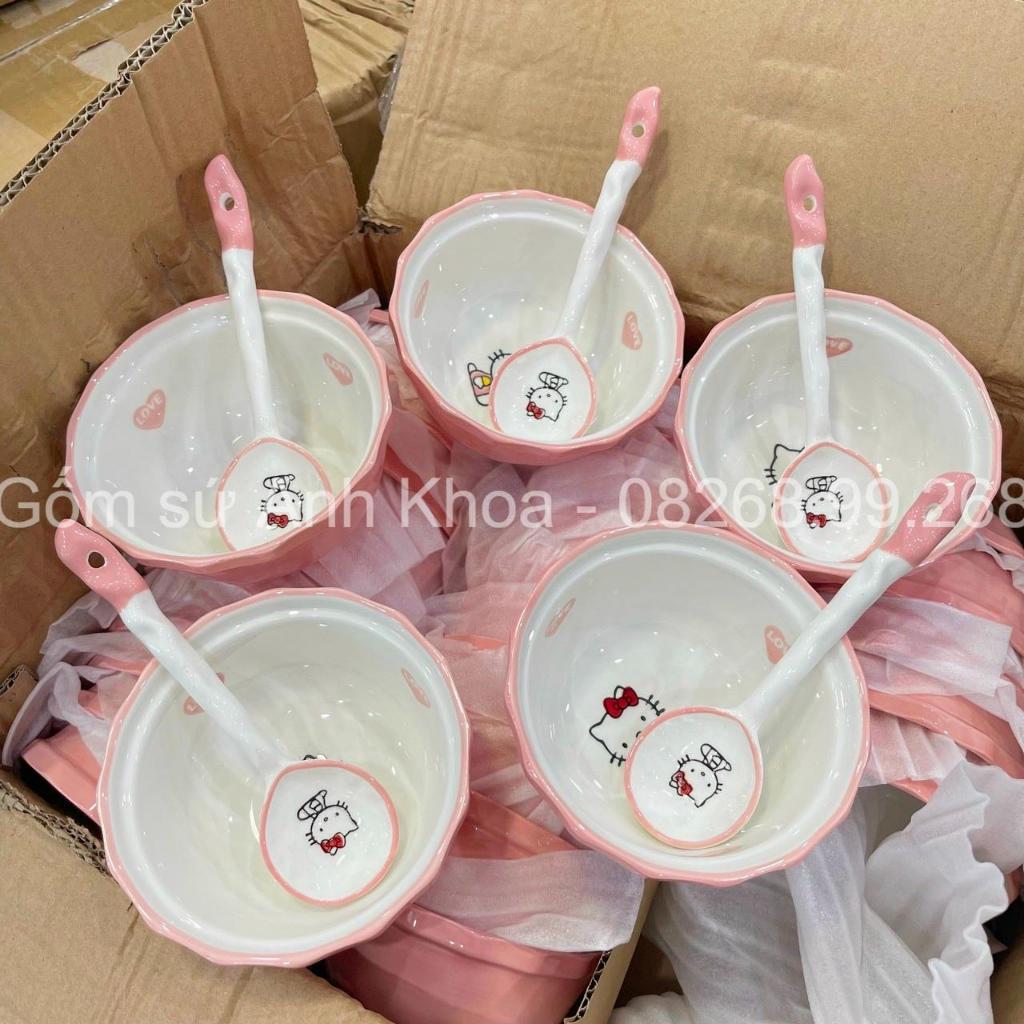 Bát Ăn Cơm Bát Chè Đĩa Sứ Chén Dĩa Sứ Dễ Thương Cute Decor Cao Cấp Họa ...