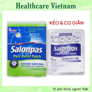 Cao Dán Salonpas Màu Da Có Khả Năng Co Giãn Phù Hợp Giảm Đau Ở Các Vị Trí Vận Động Nhiều