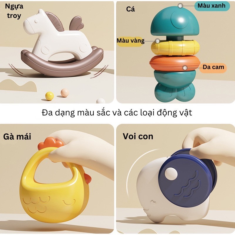 Gặm Nướu Cho Bé Gặm Nướu Đồ Chơi Gặm Nướu Đồ Gặm Nướu Cho Bé Nướu Gặm Gặm Nứu Gặm Silicone Bộ Gặm Nướu - Đồ Chơi PUKAPI
