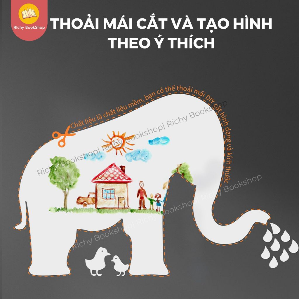 Bảng Từ Dán Tường - Bảng Nam Châm Dán Tường Viết Bút Lông - Cuộn Bảng Từ Hút Nam Châm
