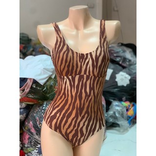 Xả Kho/Bikini đi biển một mảnh dáng basic vải có dãn 4 chiều, cổ tròn 2 lớp có đệm mút hàng xuất dư