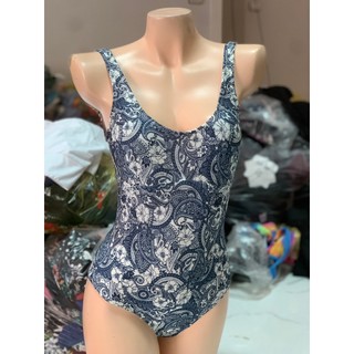 Xả Kho/Bikini đi biển một mảnh dáng basic vải có dãn 4 chiều, cổ tròn 2 lớp có đệm mút hàng xuất dư