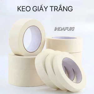 BĂNG KEO GIẤY TRẮNG ĐỦ KÍCH THƯỚC