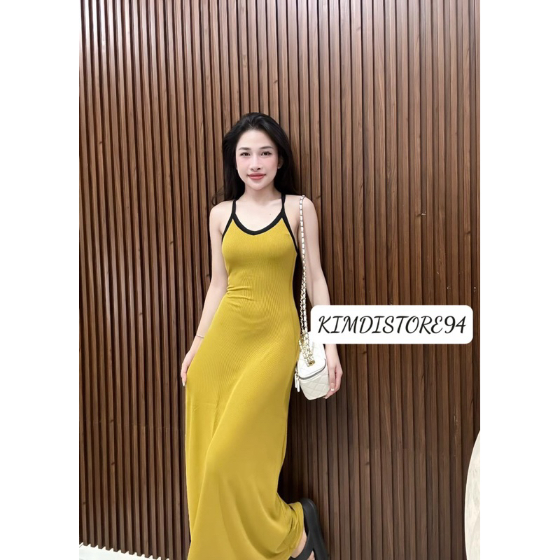 Váy 2Dây viền dáng xòe thời trang siêu tôn dáng chất vải thun tâm lạnh dày dặn MÁT MỊN
