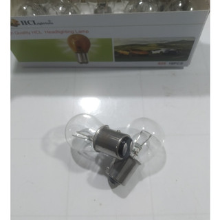Hộp 10 bóng đèn xi nhan, bóng đèn phanh S25 1Tim - 2 tim điện 12v/24v 21w.