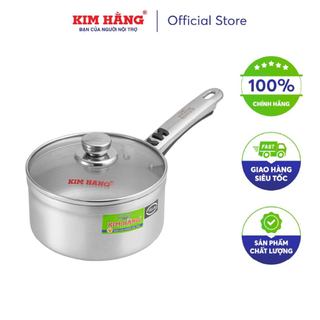 Quánh/ Nồi nhôm khuấy bột Kim Hằng nắp kiếng cường lực BDG - Đế từ