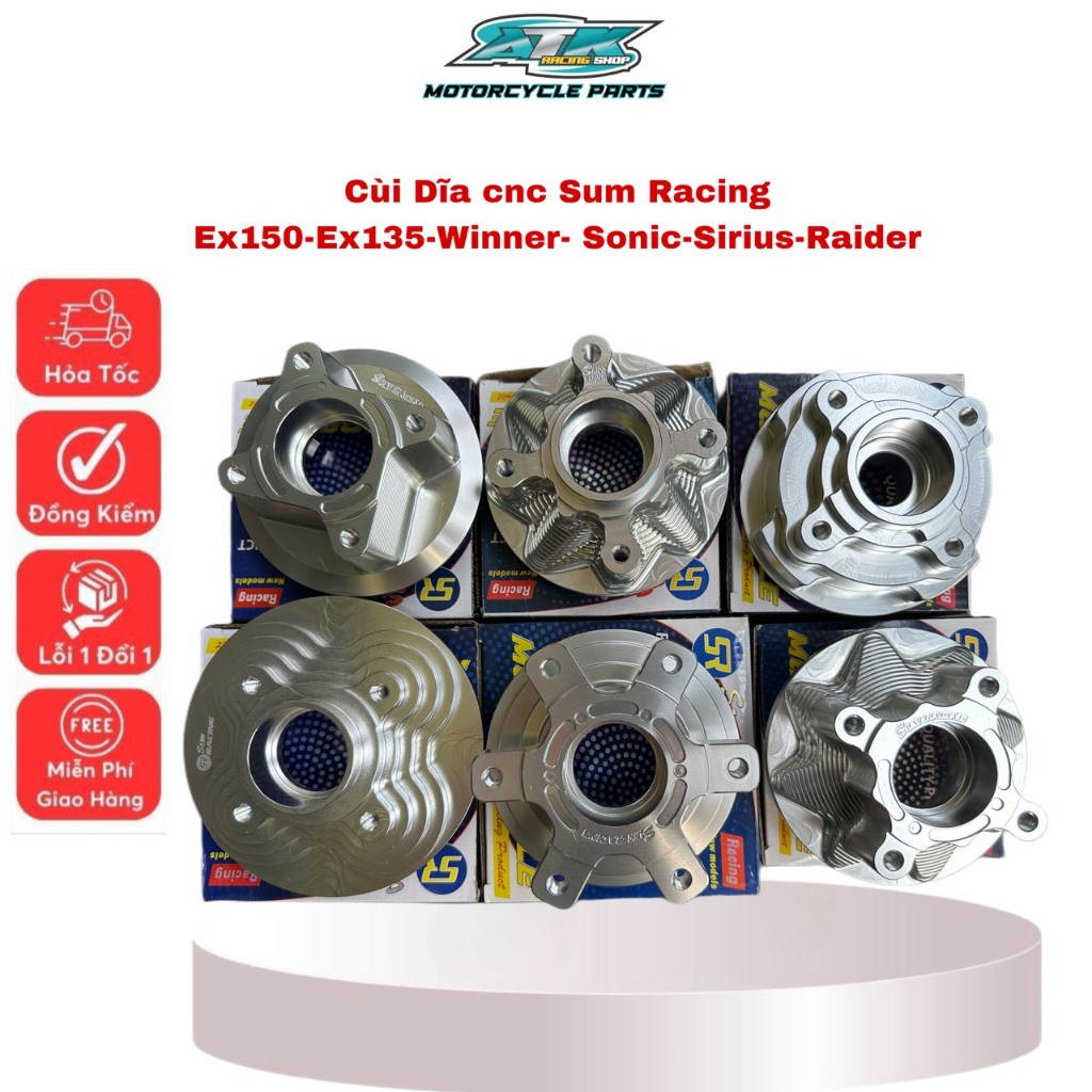 Cùi dĩa tải Sum Racing xe Exciter 150/135-Sirius-Winner-Raider-Sonic ...