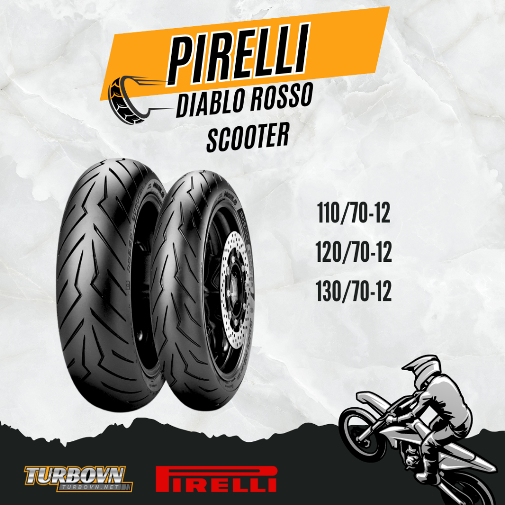 Vỏ Pirelli DIABLO ROSSO SCOOTER | Shopee Việt Nam